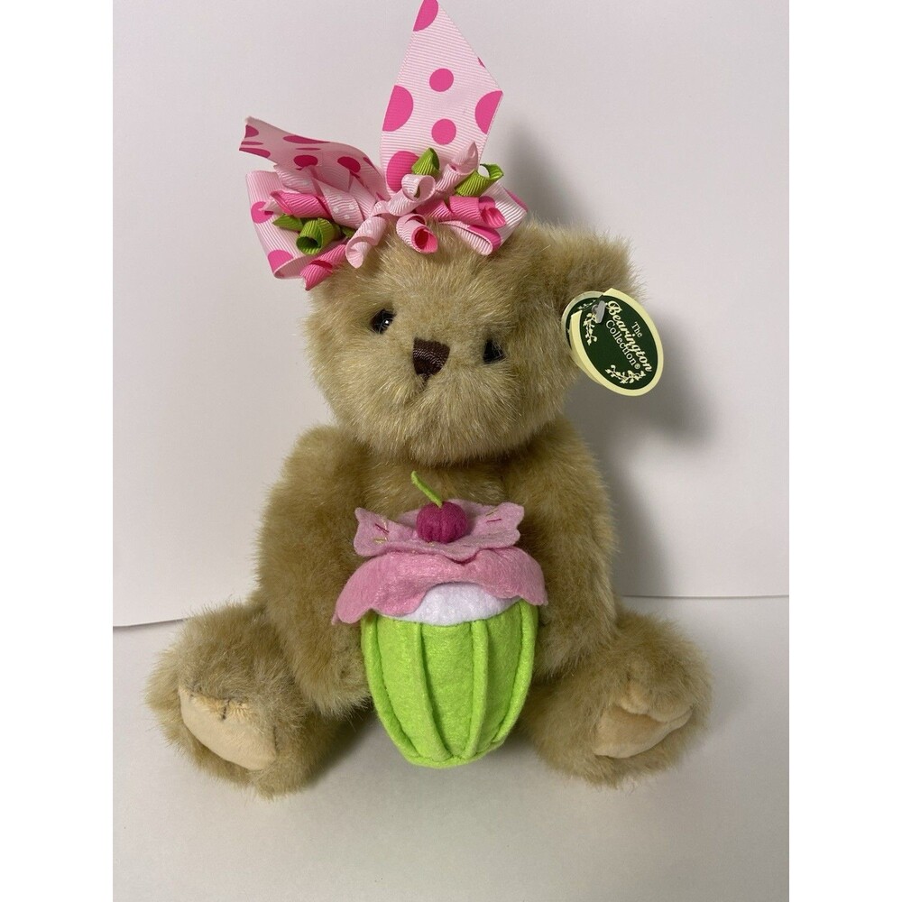 Bearington Bear “Casey Cupcake” Limited Series Movable Legs Detailed Stitching